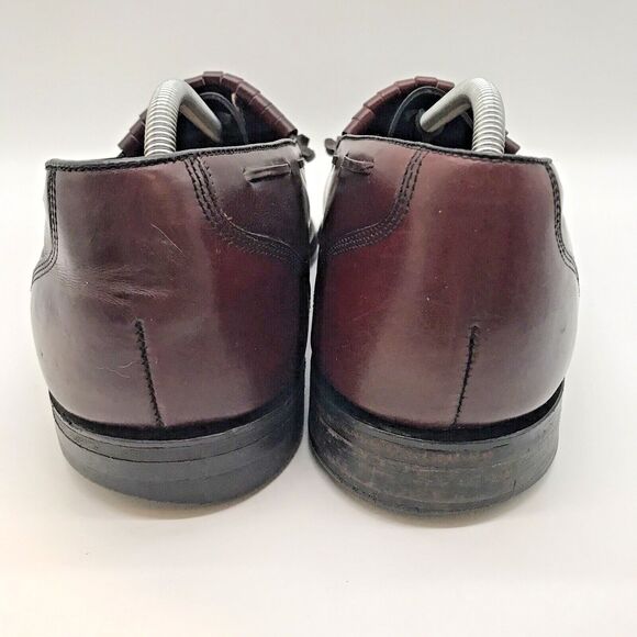 Hanover Master Flex 2518 Loafers Burgundy Leather Tassel Kiltie Shoe Mens 13 D/B - Picture 4 of 11